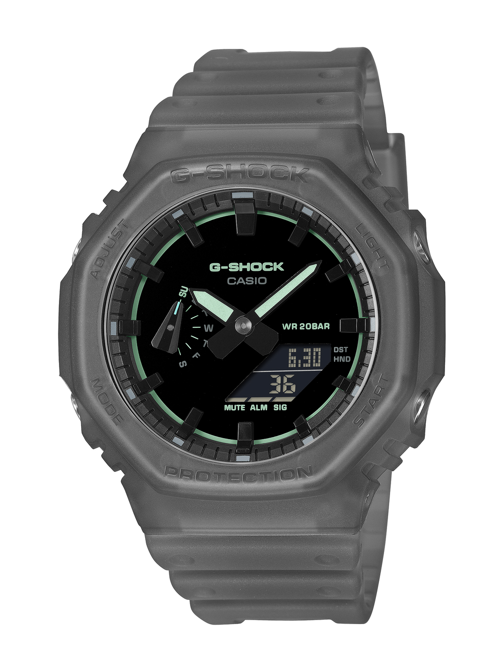 G-shock Ga2110su-3a in Green | Angus & Coote