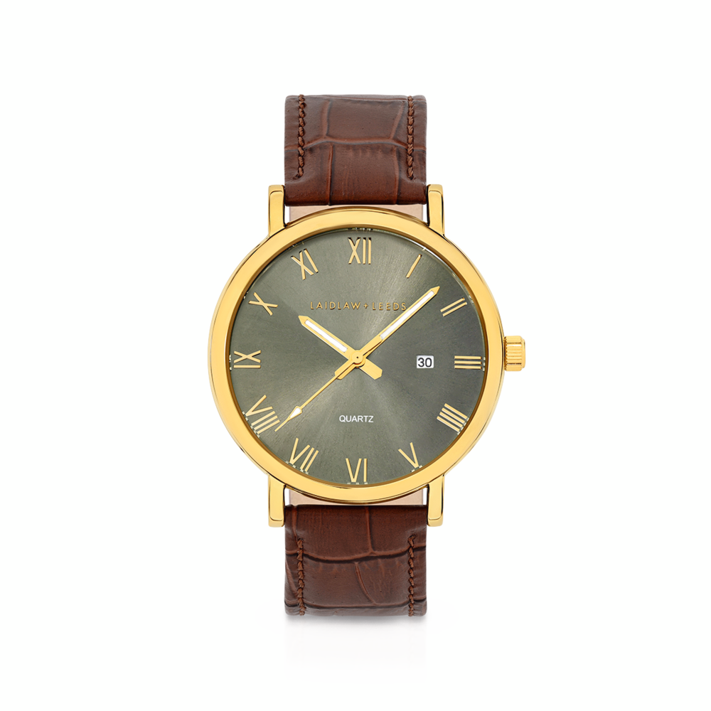 Laidlaw + Leeds Jack Men's Watch in Gold | Angus & Coote