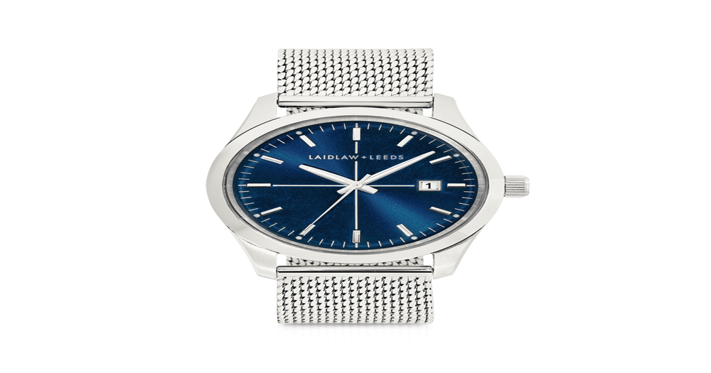 Laidlaw + Leeds Men's Casual Dress Watch in Silver Angus & Coote