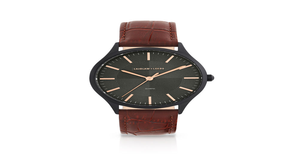 Laidlaw + Leeds Men's Casual Watch in Black Angus & Coote