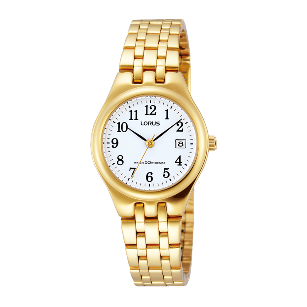 Lorus Ladies Daywear Watch in Gold | Angus & Coote