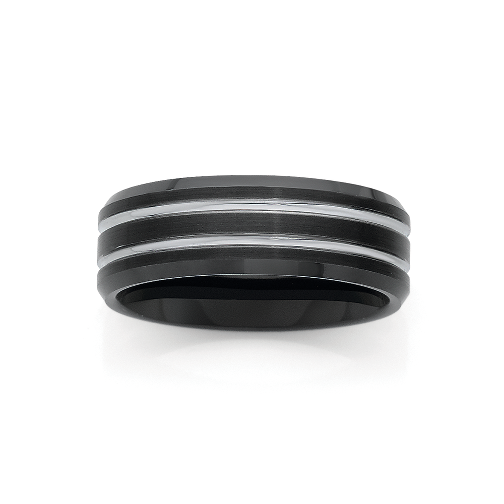Black Tungsten Ring, Tungsten Ring, Silver White Thin Line Tungsten Ring,  Men's Tungsten Wedding Band,men's Tungsten Ring,unity Ring Designs - Etsy  Canada