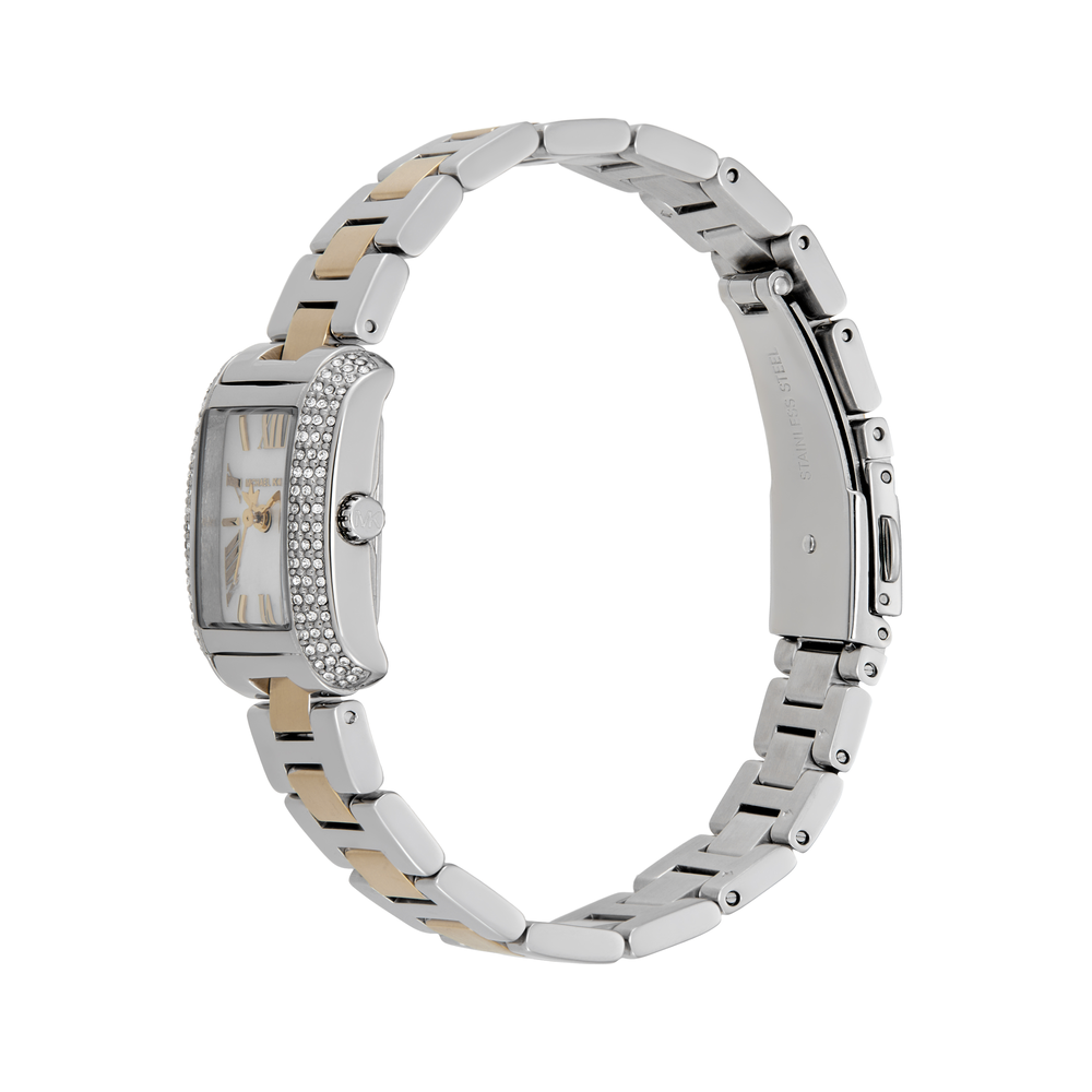 Michael Kors Petite Emery Ladies Watch in Silver | Angus & Coote