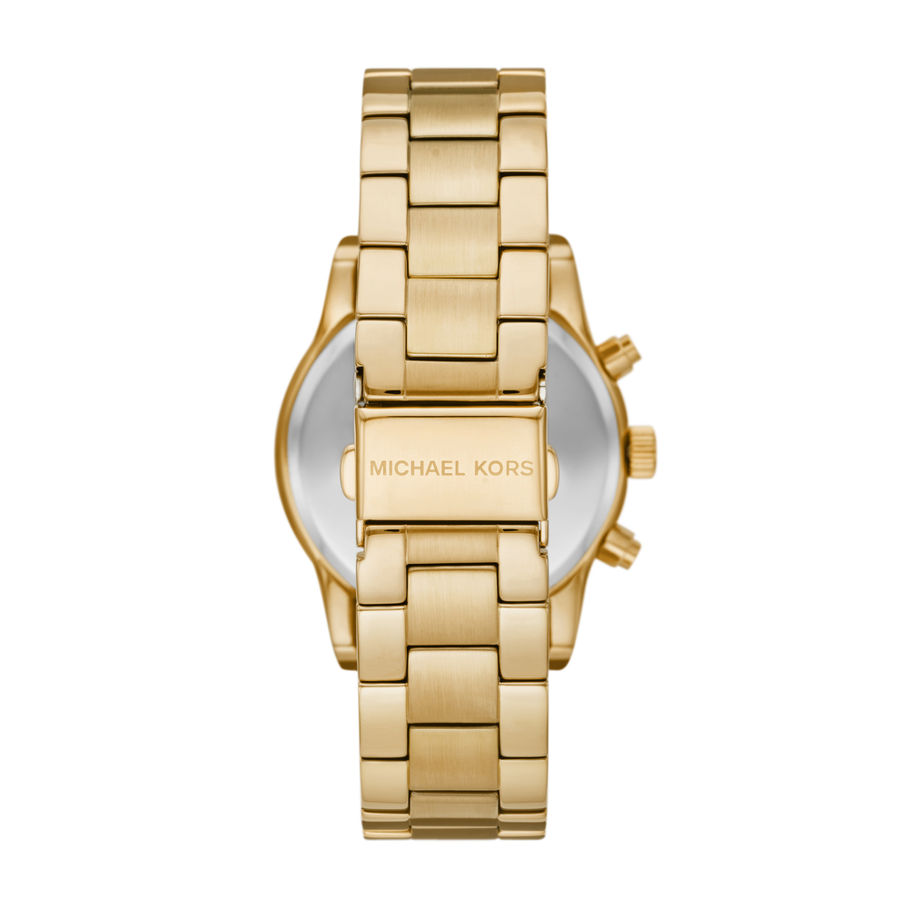 Michael Kors Ritz Ladies Chronograph Watch in Gold | Angus & Coote