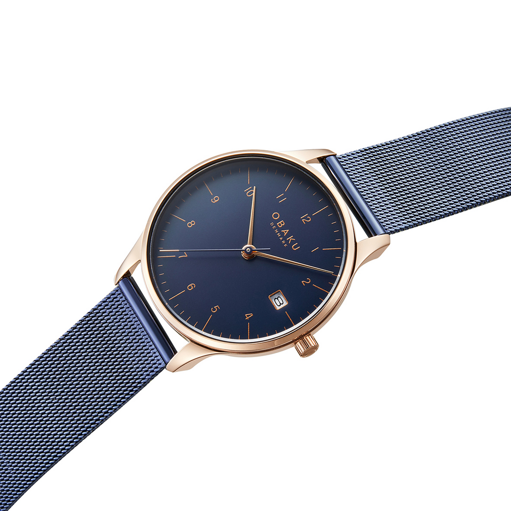 Obaku Chia Lille - Ocean Ladies Watch in Blue | Angus & Coote display picture 3