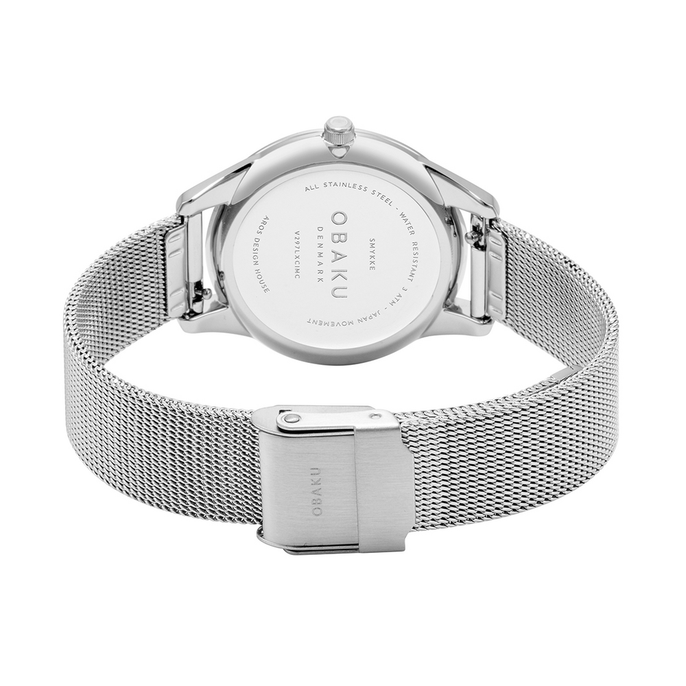 Obaku Smykke Ladies Watch in Silver | Angus & Coote display picture 1