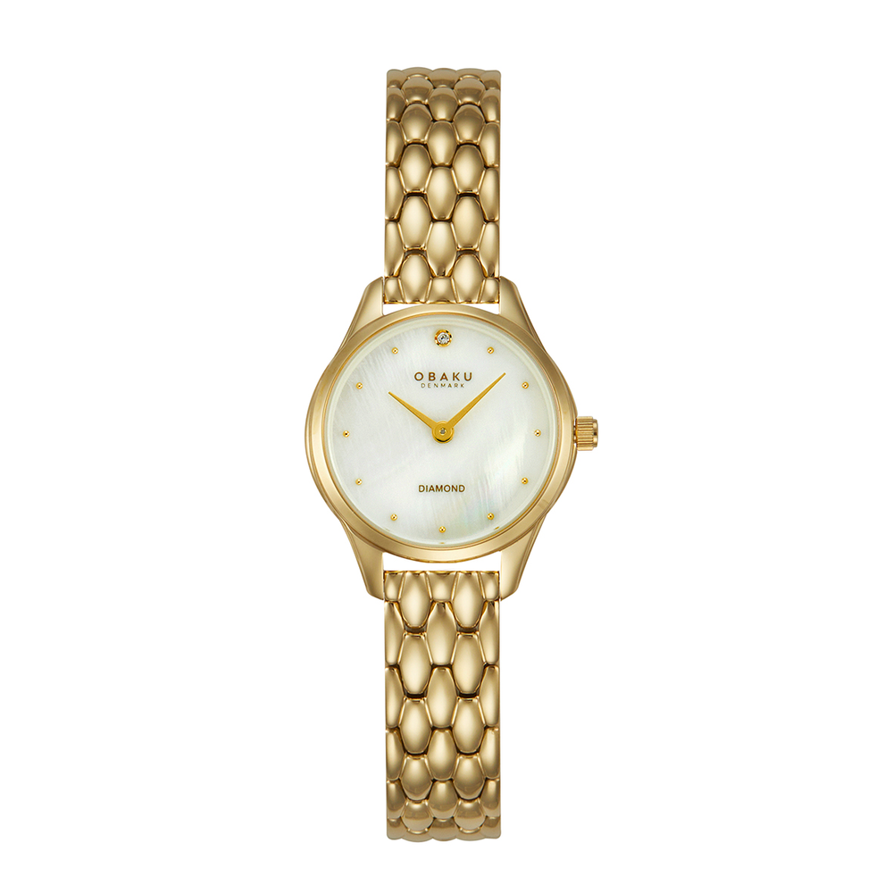 Obaku Smykke Petite Cider Ladies Watch in Gold Angus Coote