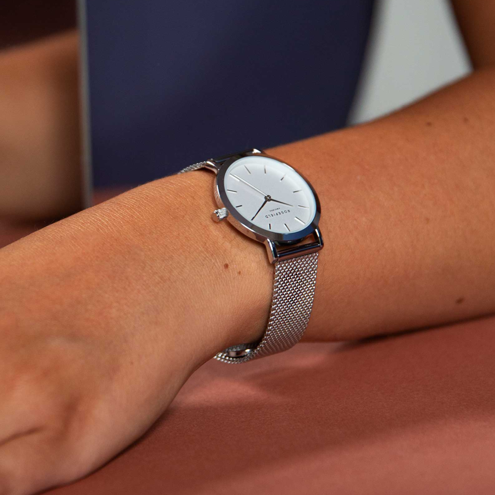 rosefield mesh watch