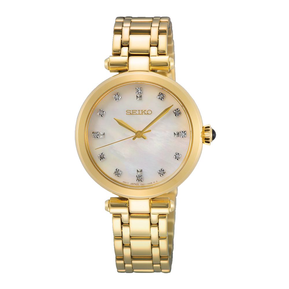 Seiko Ladies Dress Watch in Gold | Angus & Coote