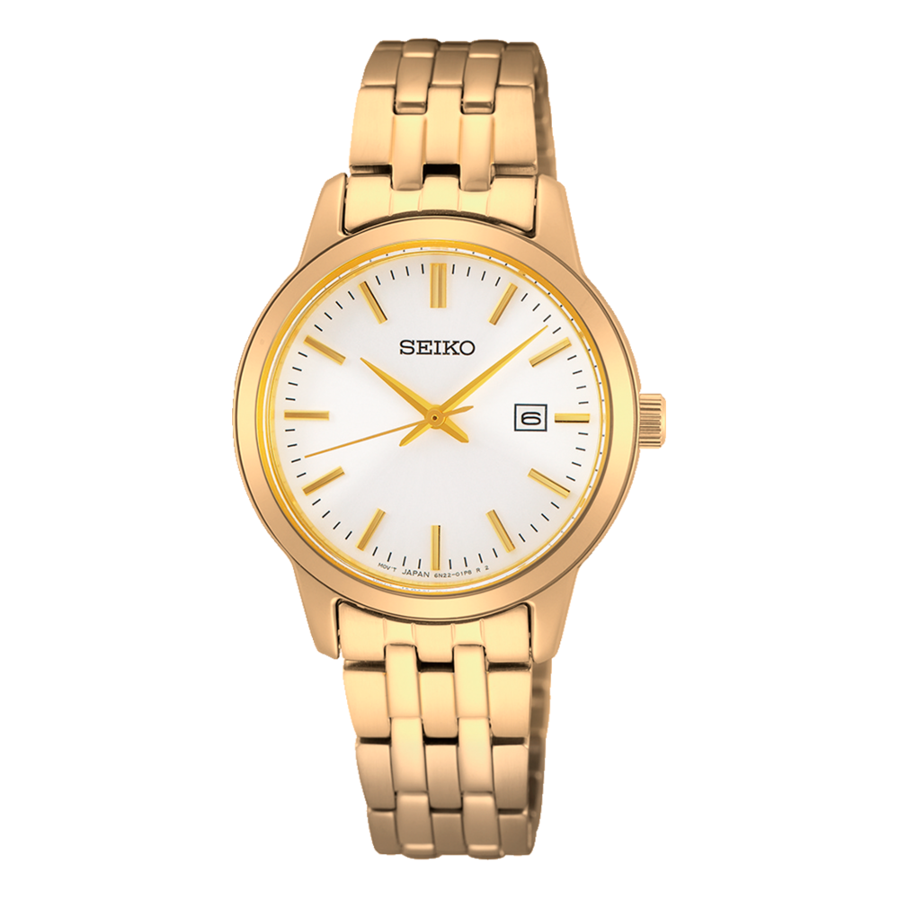 Seiko Ladies Watch in Gold | Angus & Coote
