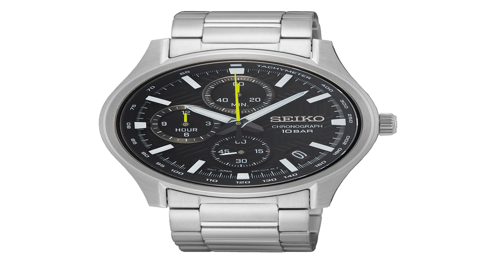 Seiko Men's Chronograph Watch in Silver Angus & Coote