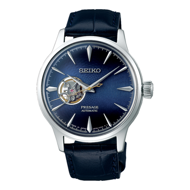 Seiko Men's Presage Automatic Watch in Silver | Angus & Coote