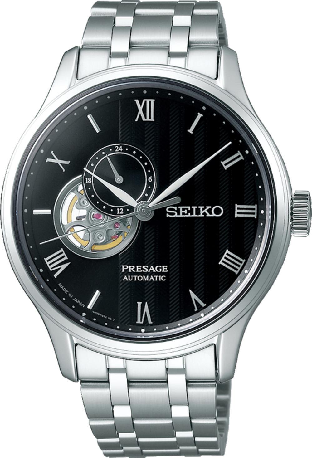 Seiko Men's Presage Watch in Silver | Angus & Coote