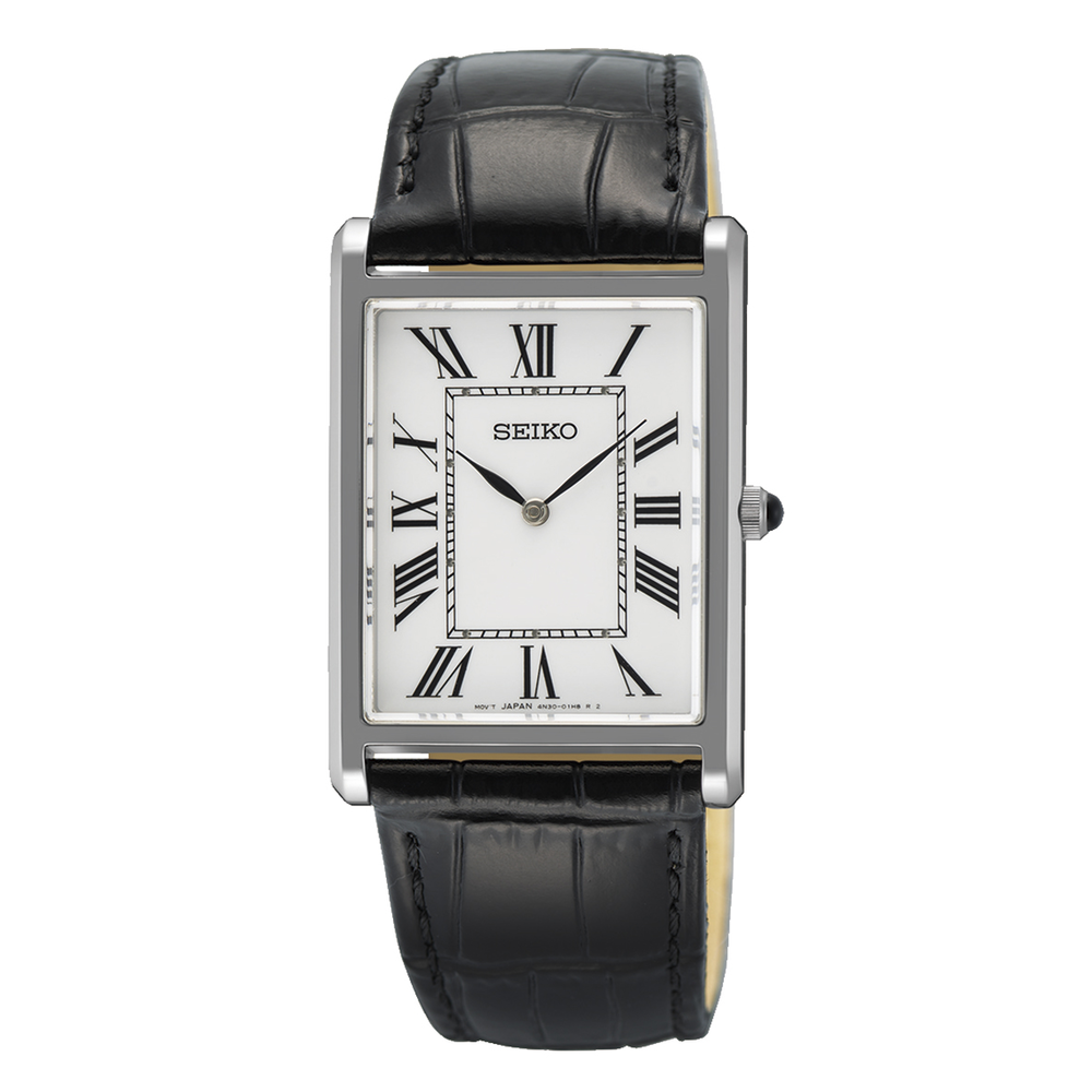 Seiko Men's Tank Swr103p in Silver Angus Coote