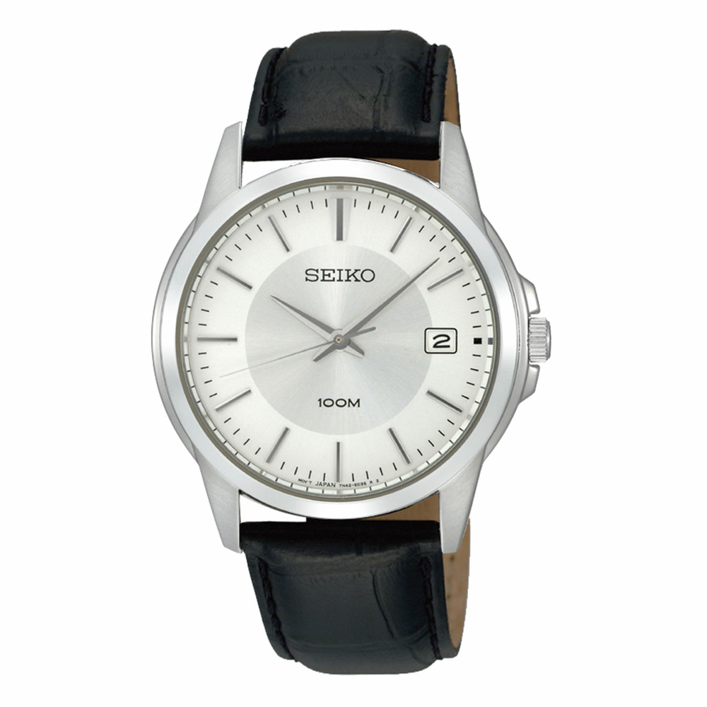Seiko Men's Watch in Silver | Angus & Coote