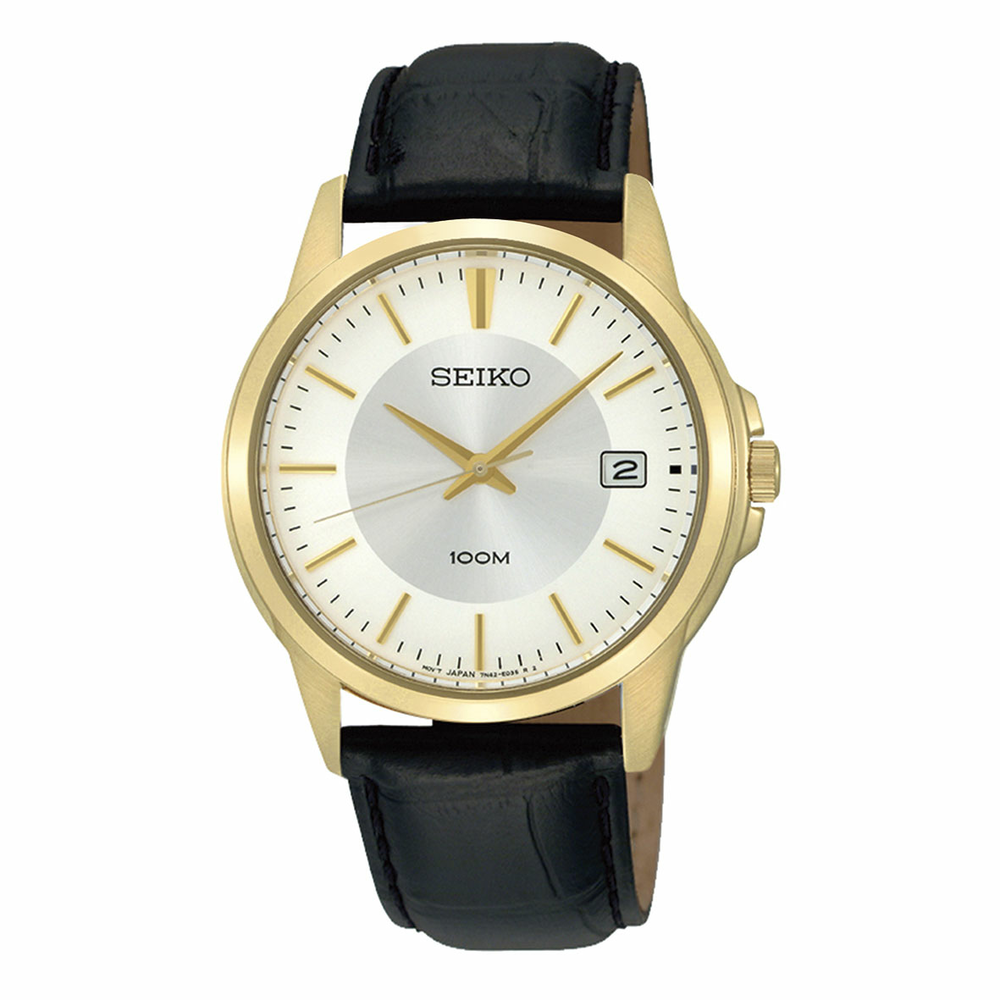 Seiko Men's Watch in Black | Angus & Coote
