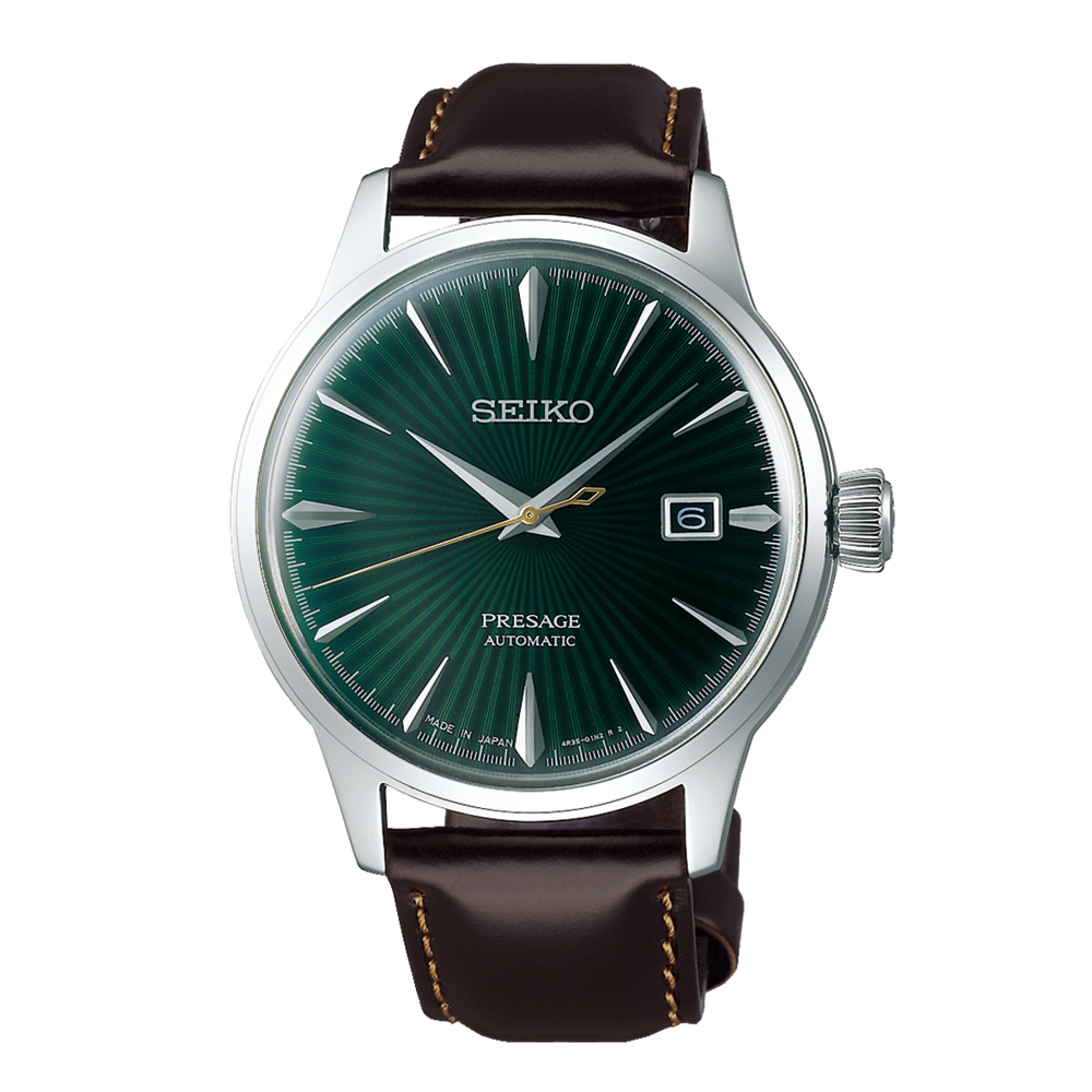 Seiko Presage Automatic Men's Watch in Silver | Angus & Coote
