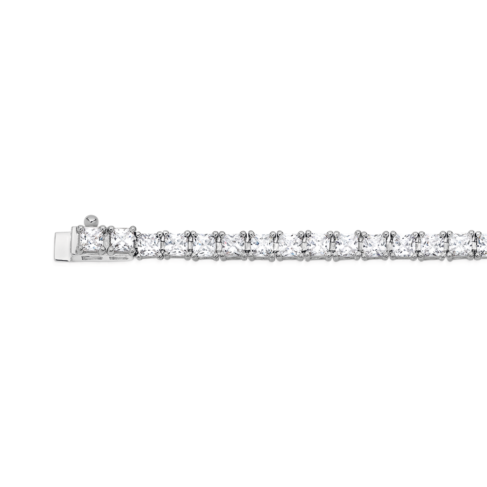 14K White Gold Diamond Tennis Bracelet 3 3/8 CTW– MBJ Consignment & Company