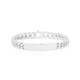 Silver 21cm Oval Curb Identity Bracelet