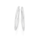 Silver 2.2x30mm Hoop Earrings