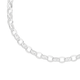 Silver 60cm Oval Belcher Chain