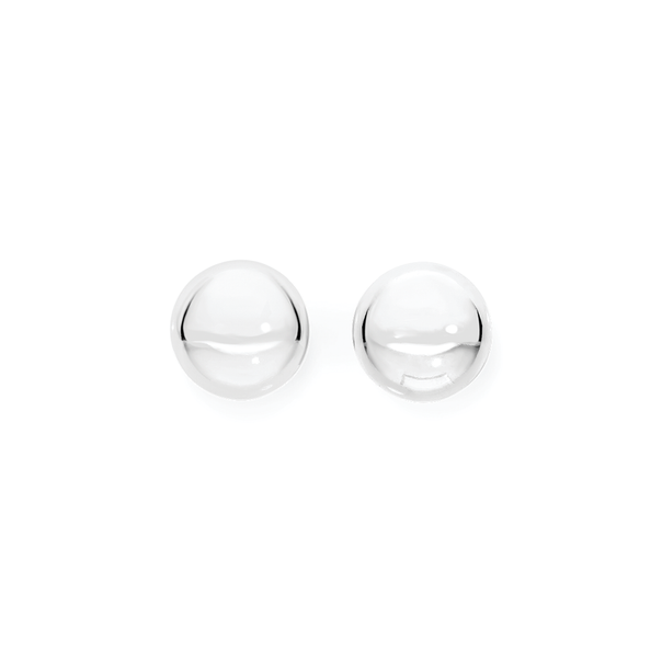 Silver 6mm Ball Stud Earrings