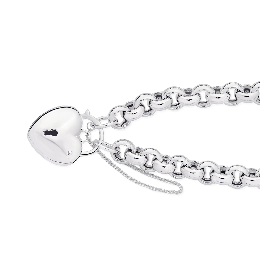 Sterling Silver Diamond Cut Flat Oval Belcher Bracelet – Harper Kendall