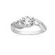 Silver Cubic Zirconia Channel Set Eternity Ring