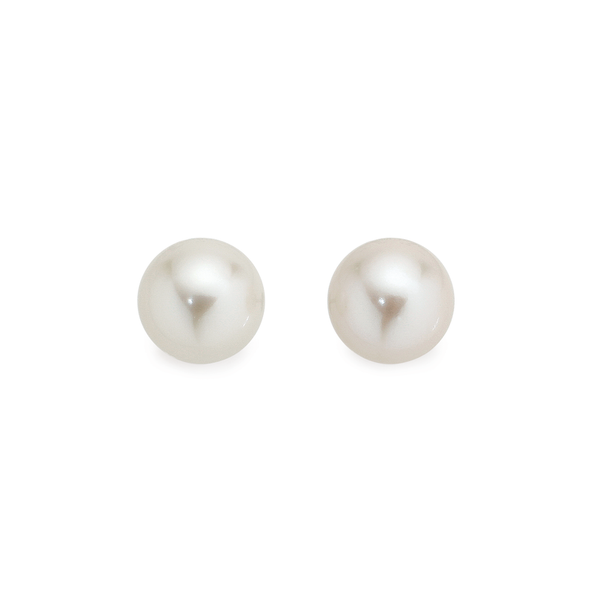 Silver Cultured Freshwater Pearl Stud Earrings