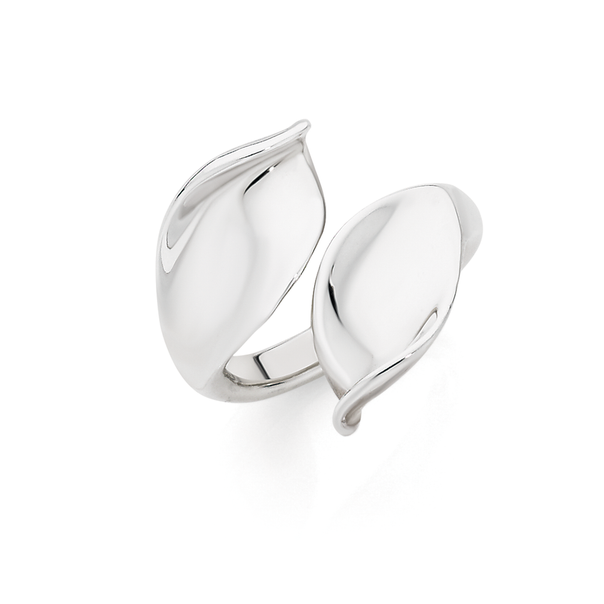 Silver Double Tulip Ring