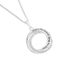 Silver First My Mum Forever My Friend Pendant