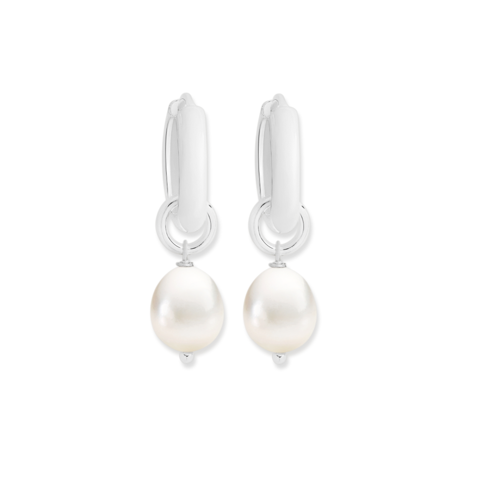 Discover 142+ pearl drop hoop earrings super hot - seven.edu.vn