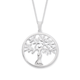 Silver Mother Nature Tree Of Life Pendant
