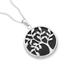 Silver Onyx Tree Of Life Pendant