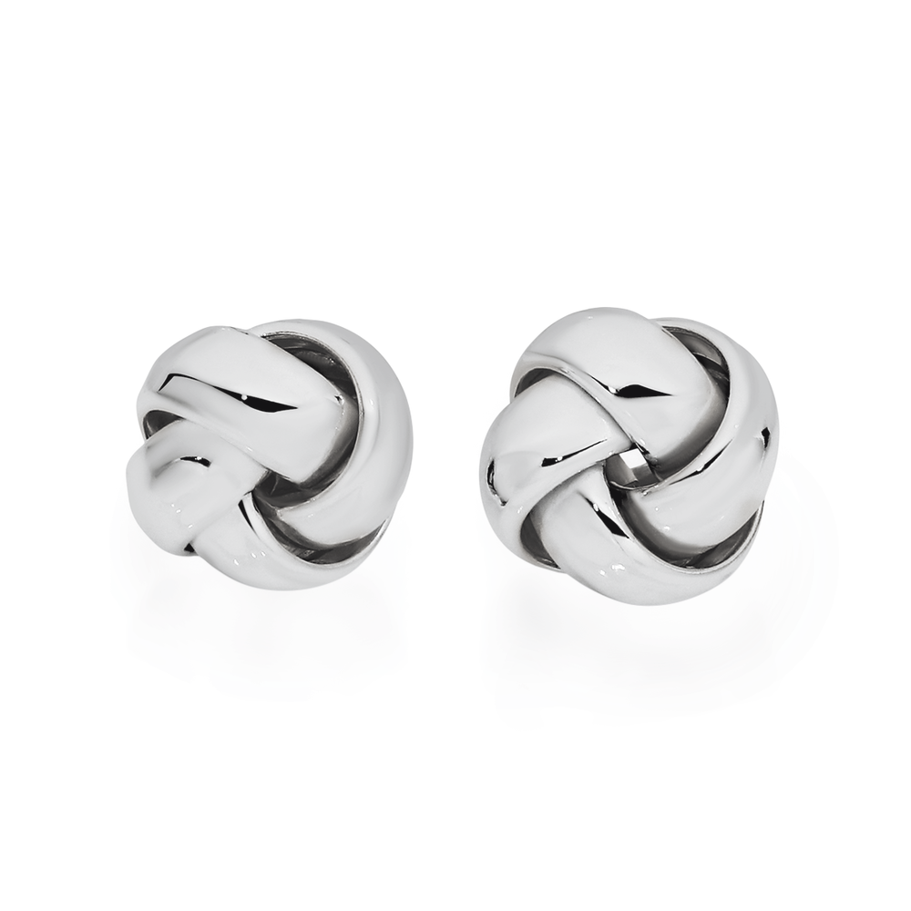 Share more than 75 silver love knot earrings - esthdonghoadian