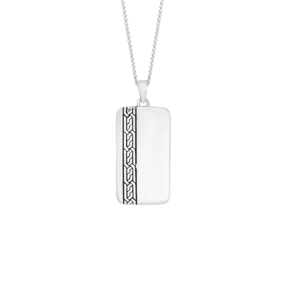 Steel Dog tag | Pendants | Angus and Coote