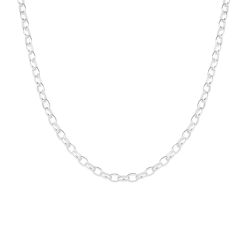 DESIGN Sterling Silver Belcher Chain Necklace In Silver - Foto 9