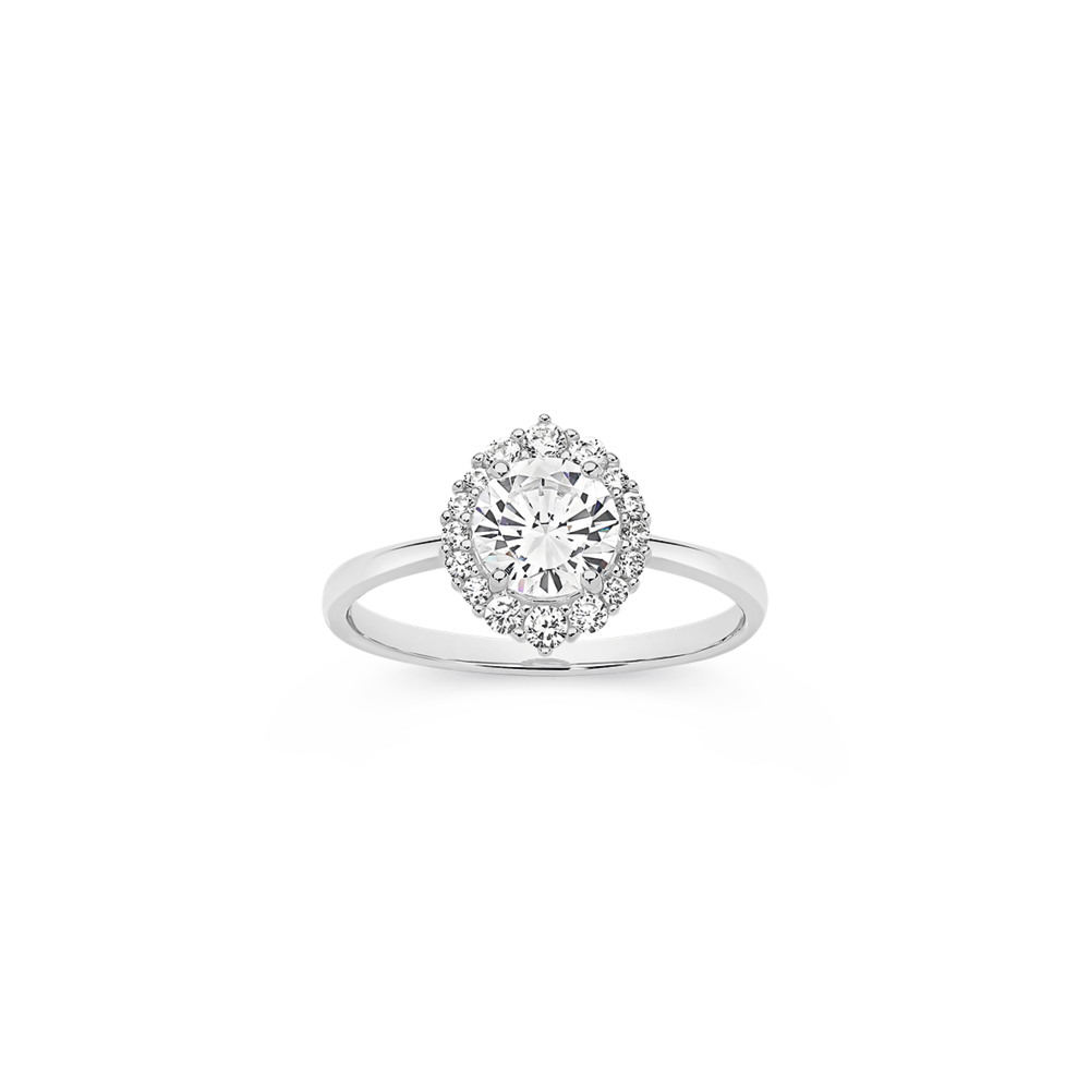 Oval Round Nugget Bali Halo Circle Ring - .925 Sterling Silver Band, Sizes 5-10