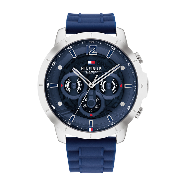 Tommy Hilfiger Luca Men's Watch in Silver | Angus & Coote
