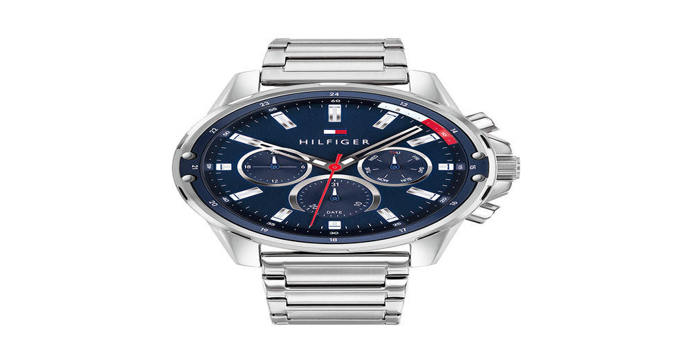 hilfiger watch silver
